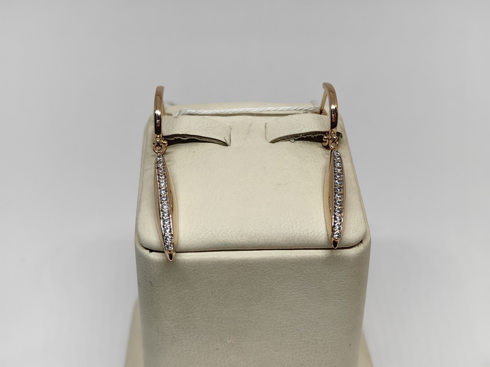 СЕРЬГИ С КАМНЯМИ (Au 585)