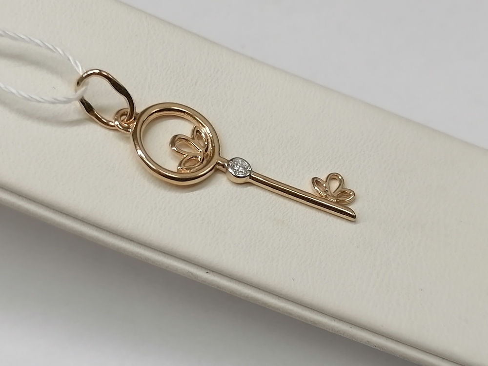 ПОДВЕСКА С КАМНЕМ (Au 585)