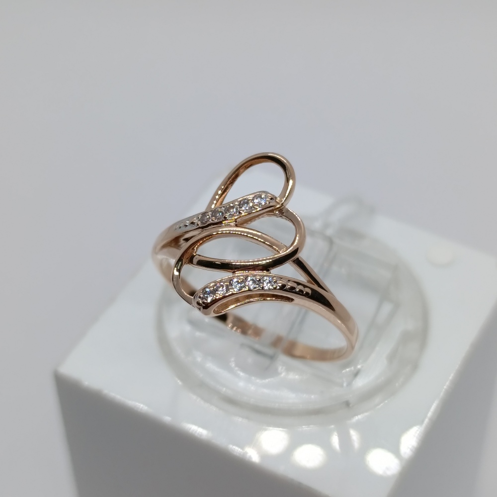 КОЛКМИ585 КОЛЬЦО С КАМНЯМИ (Au 585)