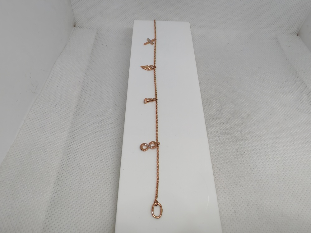 Б585 БРАСЛЕТ С КАМНЯМИ (Au 585)