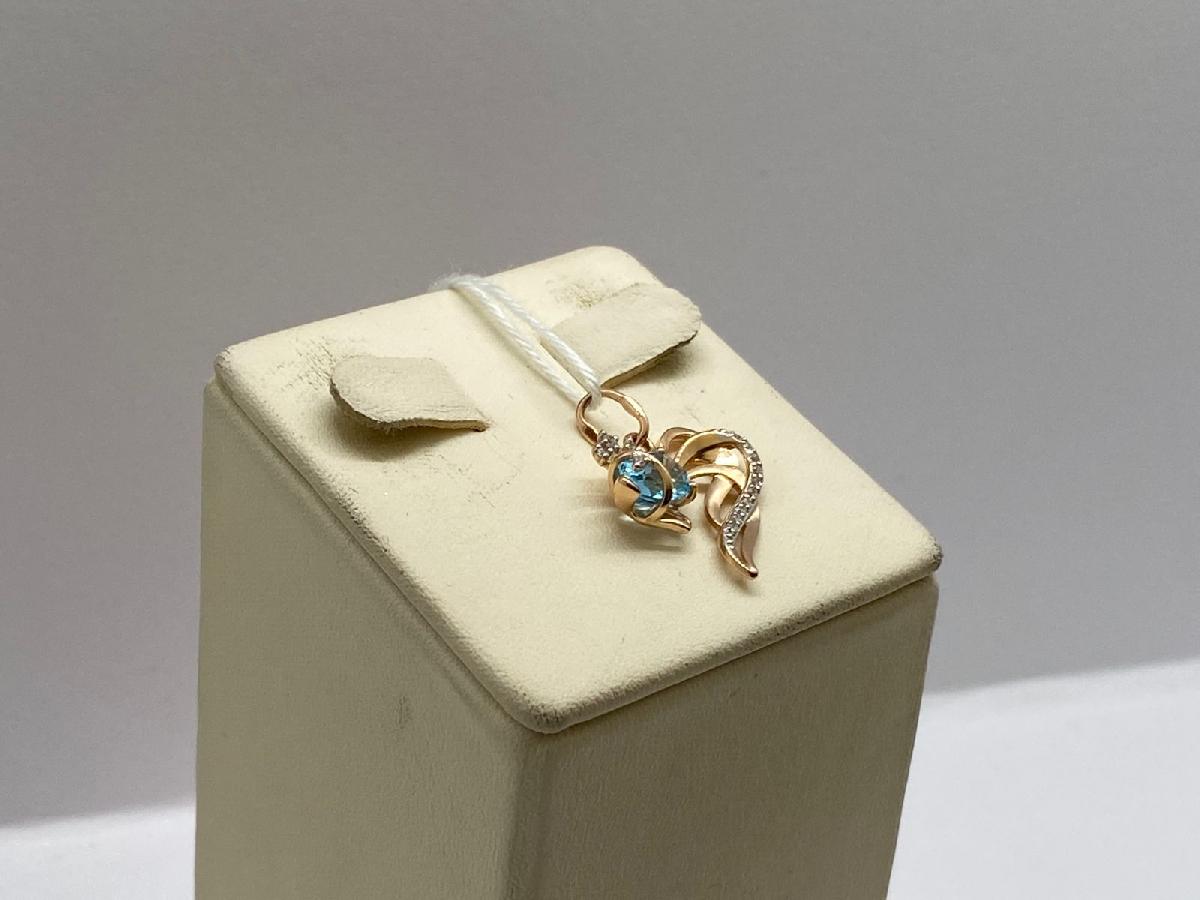 ПОДВЕСКА С КАМНЯМИ (Au 585)