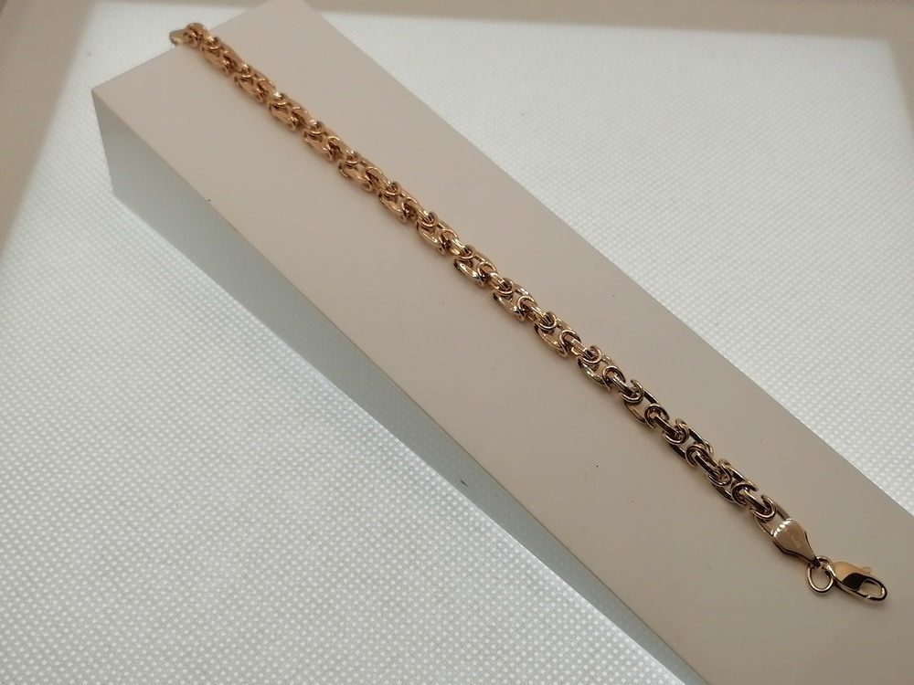 БРАСЛЕТ ПУСТОТЕЛЫЙ Фантазия (Au 585)