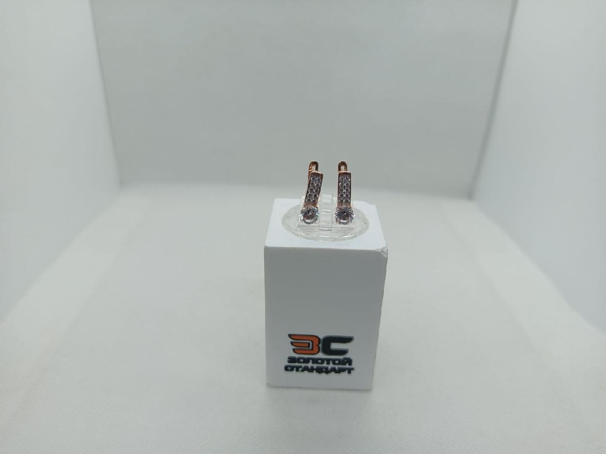 СЕРЬГИ С КАМНЯМИ (Au 585)