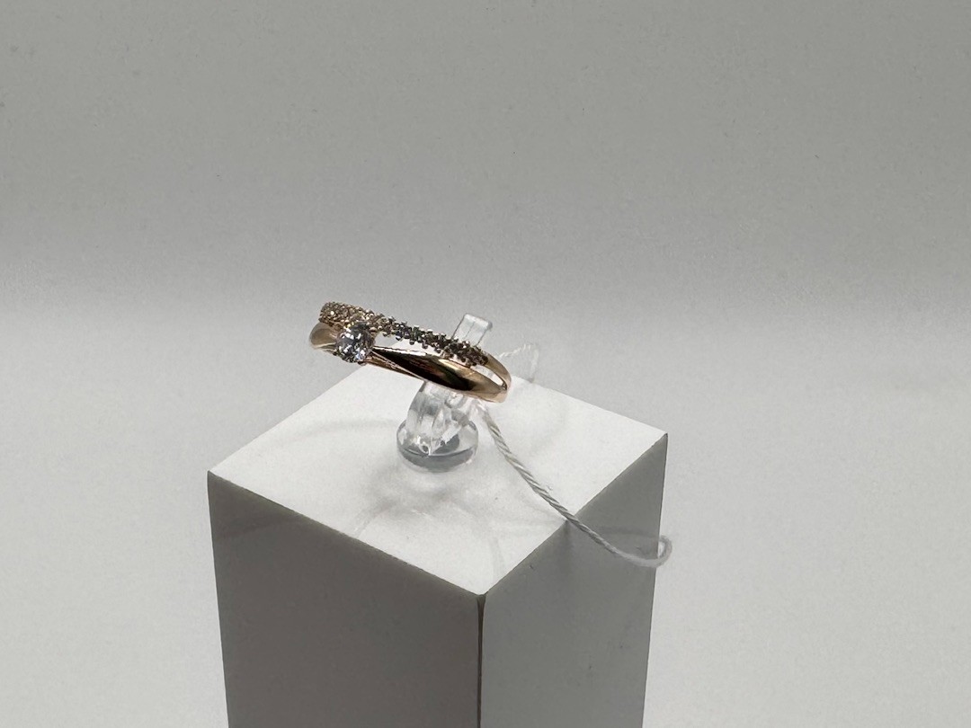 КОЛКМИ585 КОЛЬЦО С КАМНЯМИ (Au 585)