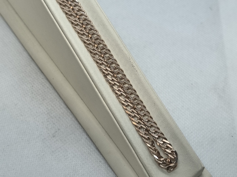 ЦЕПЬ ПОЛНОВЕСНАЯ Ромб двойной (Au 585)