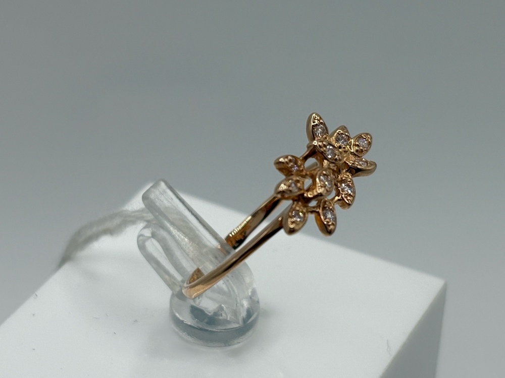 КОЛКМИ585 КОЛЬЦО С КАМНЯМИ (Au 585)