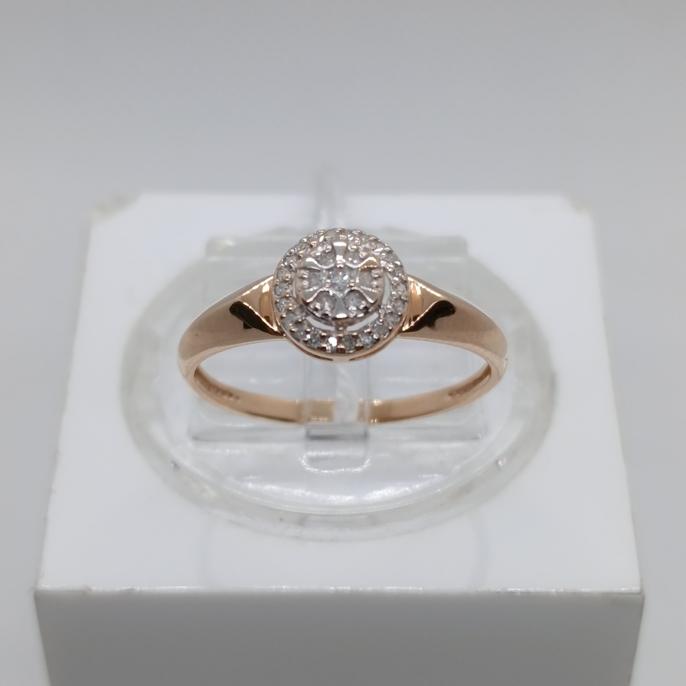 КОЛЬЦО БРИЛЛИАНТ Au 585