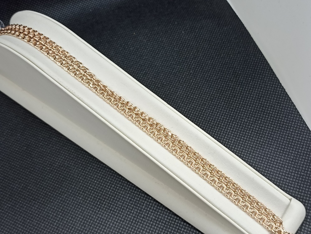 ЦЕПЬ ПУСТОТЕЛАЯ Бисмарк (Au 585)