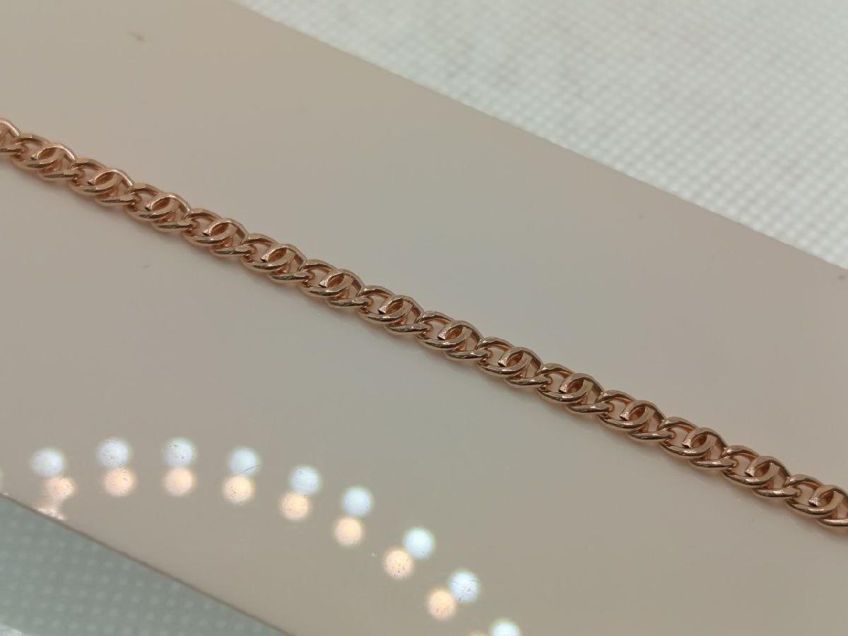 БРАСЛЕТ ПУСТОТЕЛЫЙ Якорное (Au 585)