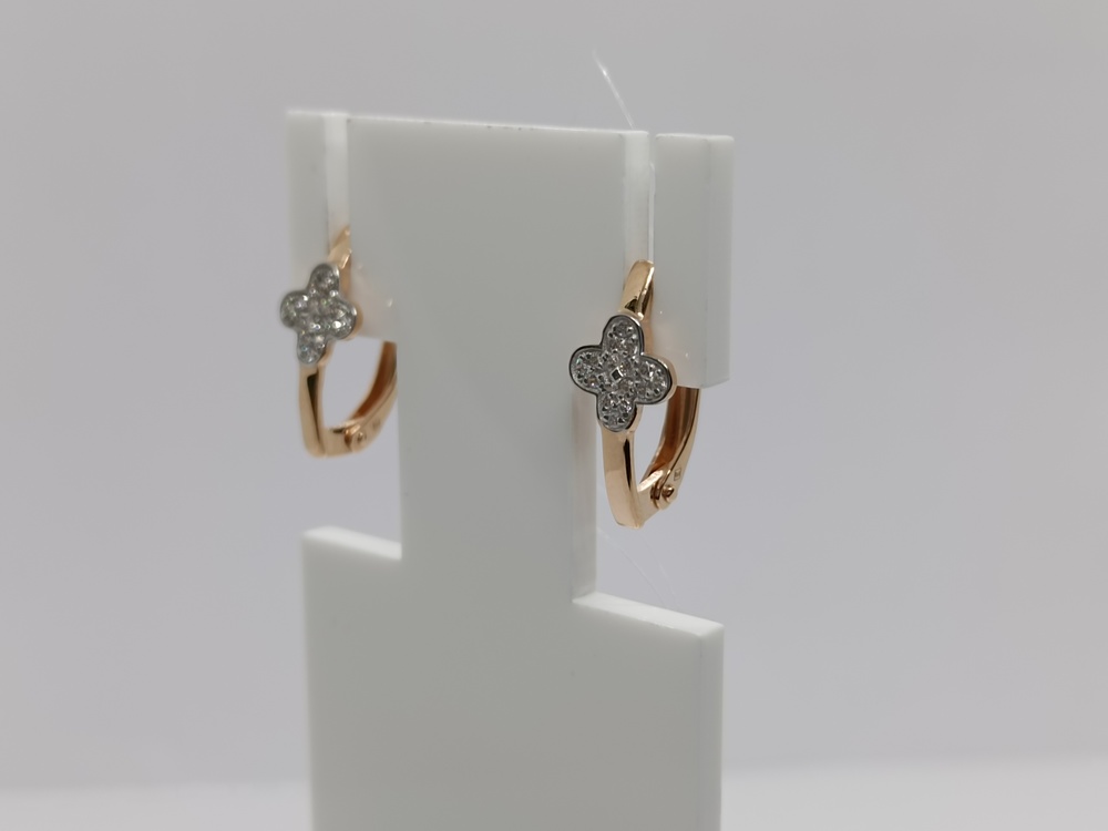 СЕРЬГИ С КАМНЯМИ (Au 585)