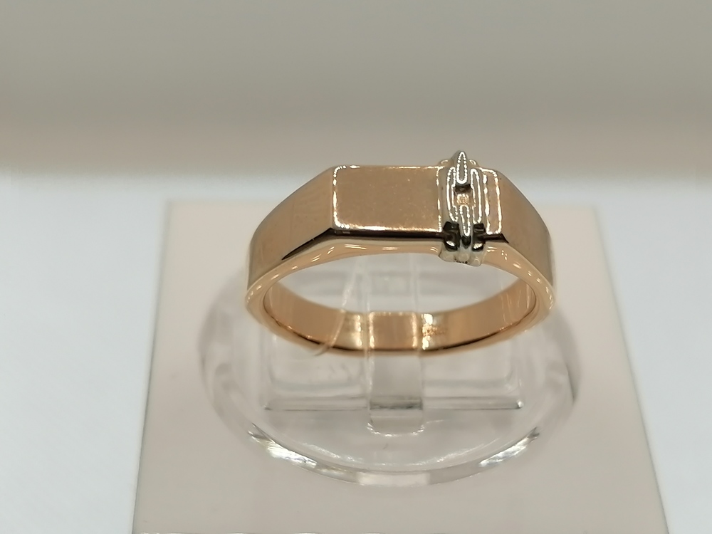 01-0051 КОЛЬЦО ПЕЧАТКА без камня (Au 585)