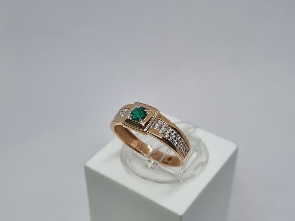 ПЕЧАТКА С КАМНЕМ (Au 585)