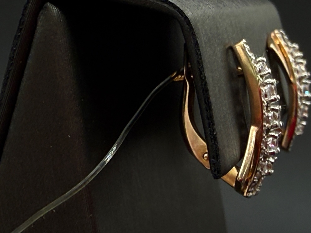 СЕРЬГИ С КАМНЯМИ (Au 585)