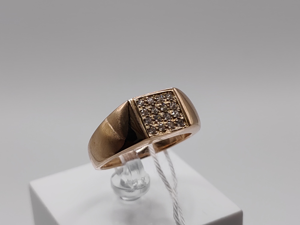 ПЕЧКМИ585 ПЕЧАТКА С КАМНЯМИ (Au 585)