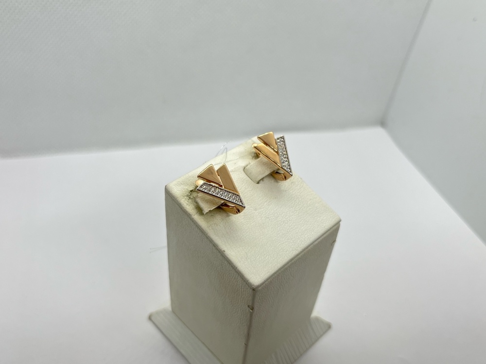 01-217431 СЕРЬГИ С КАМНЯМИ (Au 585)