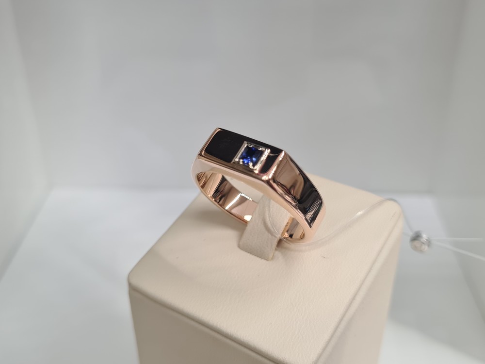 КОЛЬЦО ПЕЧАТКА с камнем (Au 585)