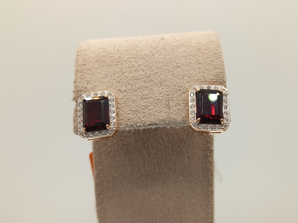 СКМИ585 СЕРЬГИ С КАМНЯМИ (Au 585)