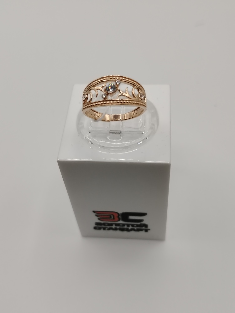 КОЛКМИ585 КОЛЬЦО С КАМНЯМИ (Au 585)