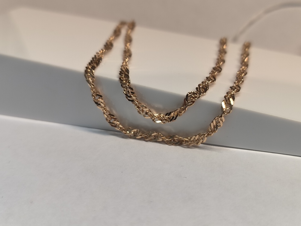 ЦЛСИ585 ЦЕПЬ ПОЛНОВЕСНАЯ Сингапур (Au 585)