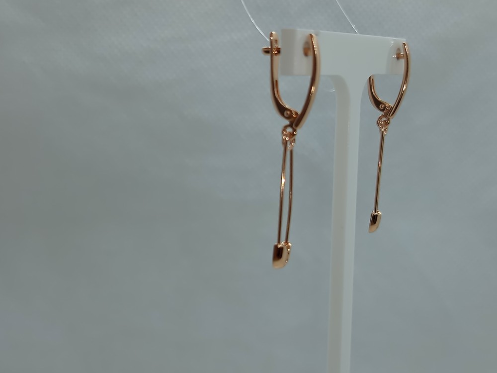 СЕРЬГИ БЕЗ КАМНЯ (Au 585)