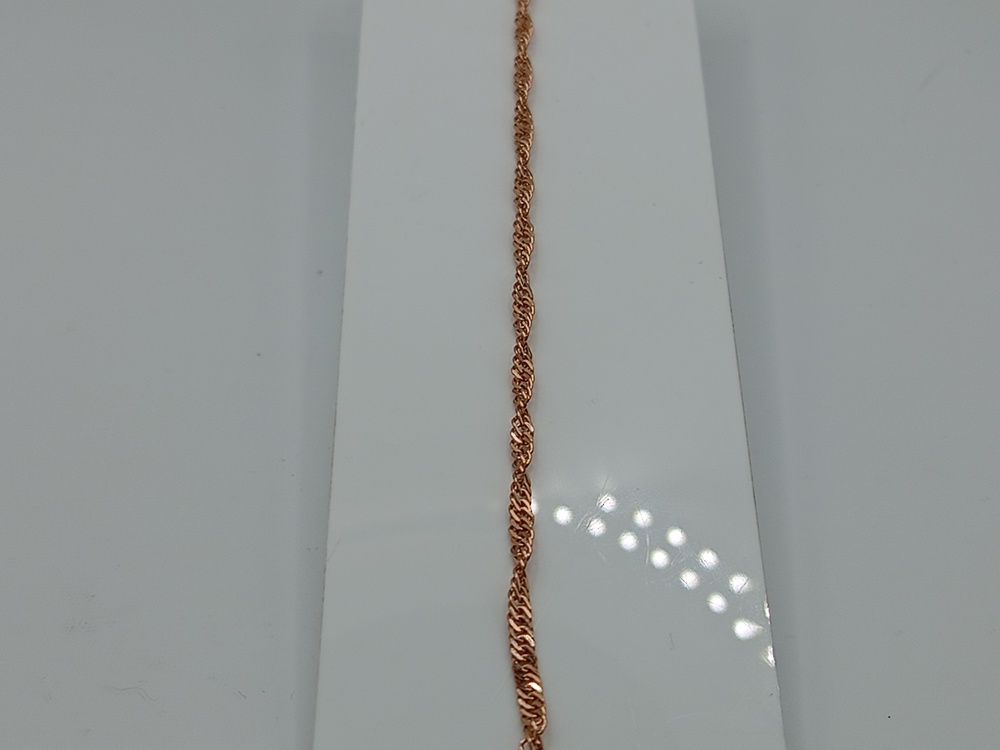 БРАСЛЕТ ПОЛНОВЕСНЫЙ Сингапур (Au 585)