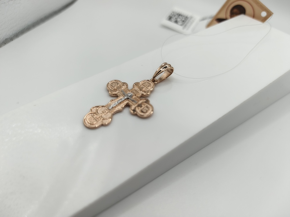 ПОДВЕСКА КРЕСТ (Au 585)