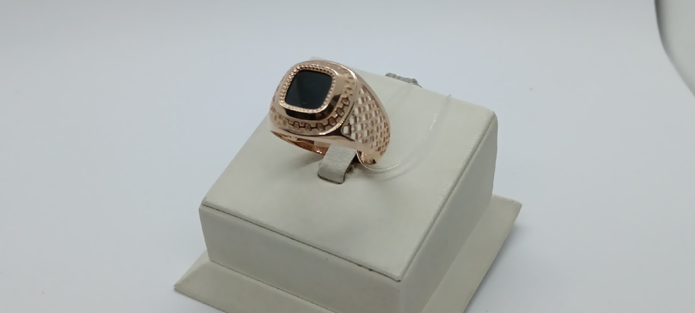 КОЛЬЦО ПЕЧАТКА с камнем (Au 585)