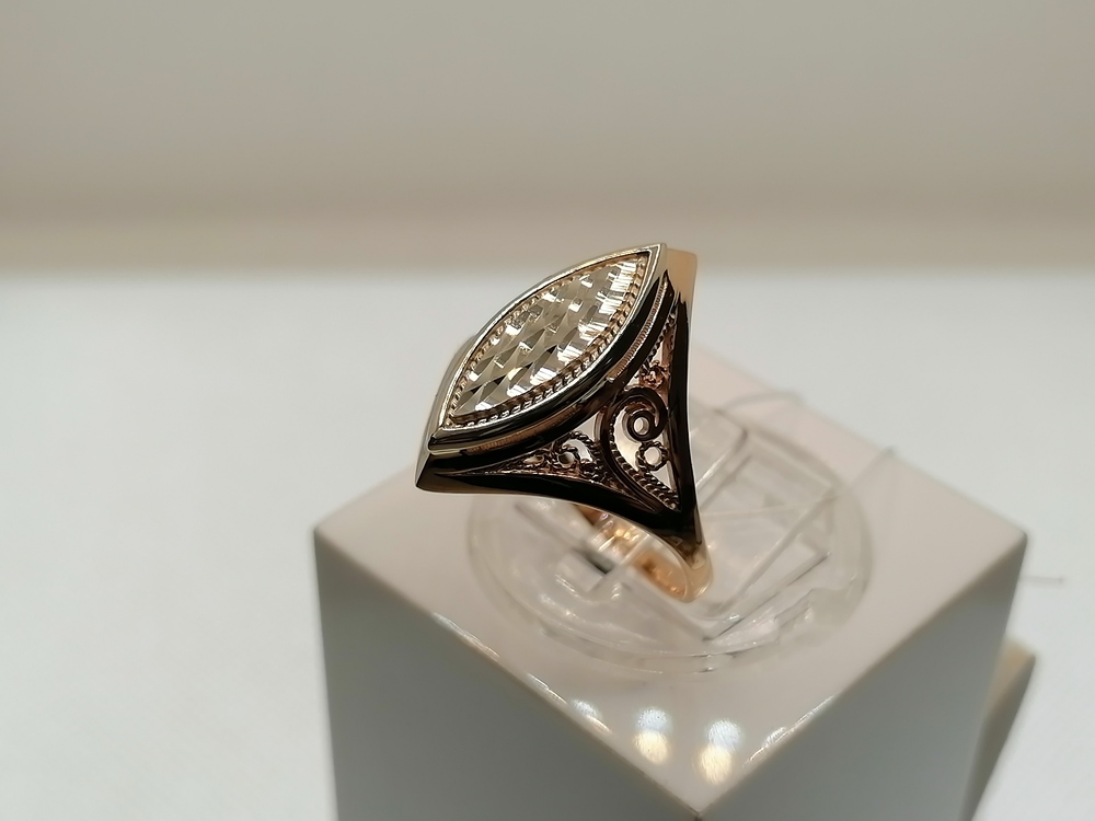 К-346_au КОЛЬЦО БЕЗ КАМНЯ (Au 585)