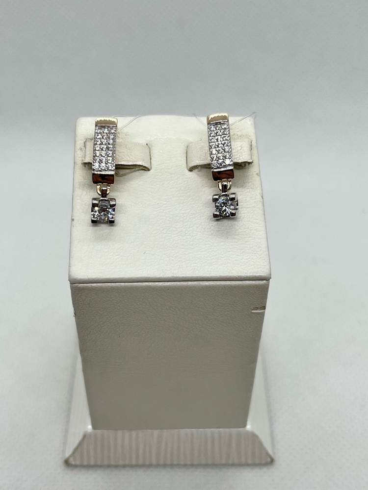 СЕРЬГИ С КАМНЯМИ (Au 585)