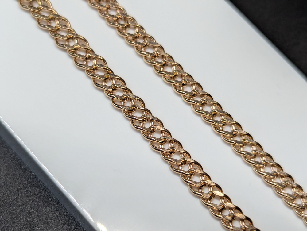 ЦПР2585 ЦЕПЬ ПУСТОТЕЛАЯ Ромб двойной (Au 585)