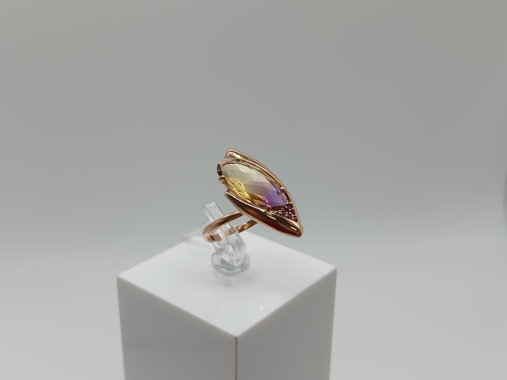 КОЛКМИ585 КОЛЬЦО С КАМНЯМИ (Au 585)