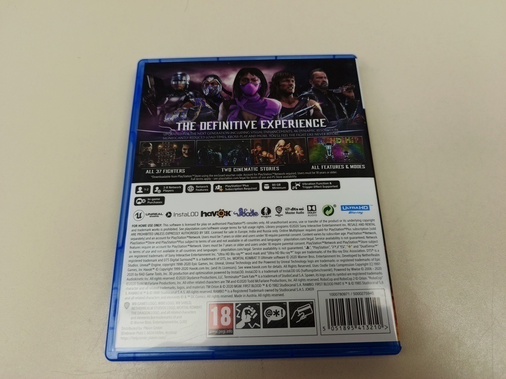 Игра Playstation 4 Mortal Kombat 11 Ultimate