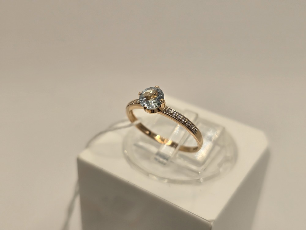 КОЛЬЦО С КАМНЯМИ (Au 585)