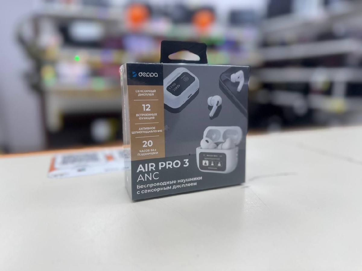 Наушники беспроводные Deppa 44213 Air Pro 3 ANC