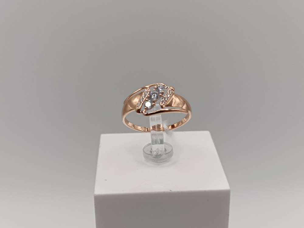 КОЛКМИ585 КОЛЬЦО С КАМНЯМИ (Au 585)