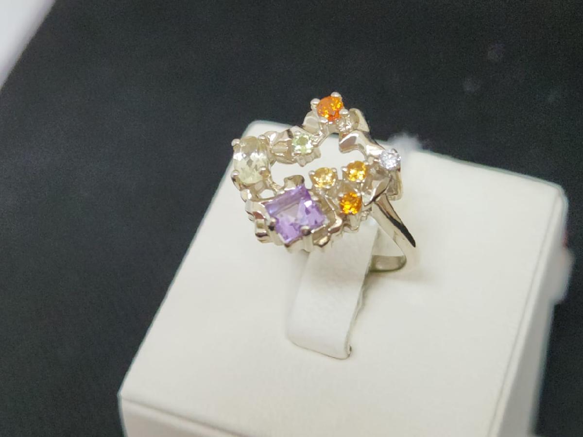 КОЛКМИ585 КОЛЬЦО С КАМНЯМИ (Au 585)