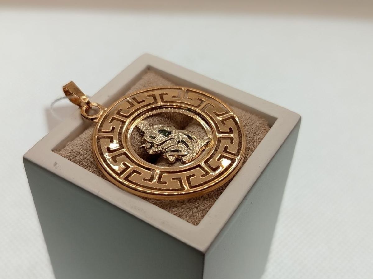 ПОДВЕСКА ЗНАК ЗОДИАКА ВОДОЛЕЙ (Au 585)