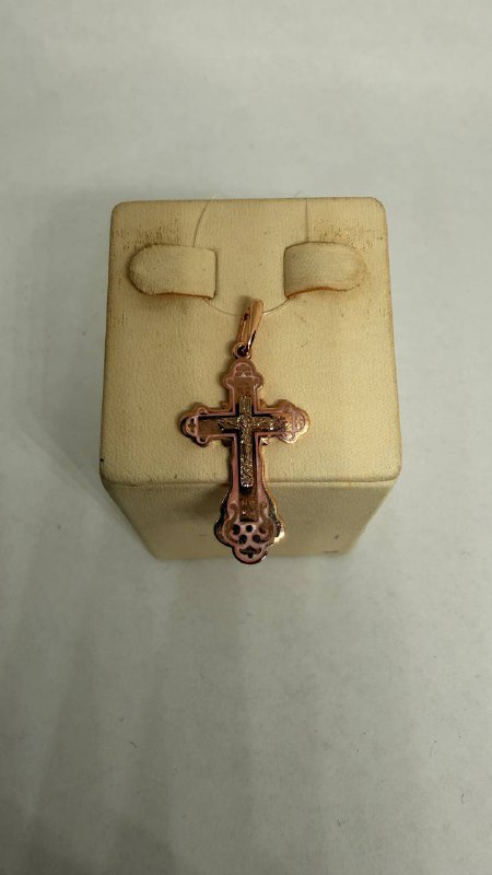 ПОДВЕСКА КРЕСТ без камня (Au 585)