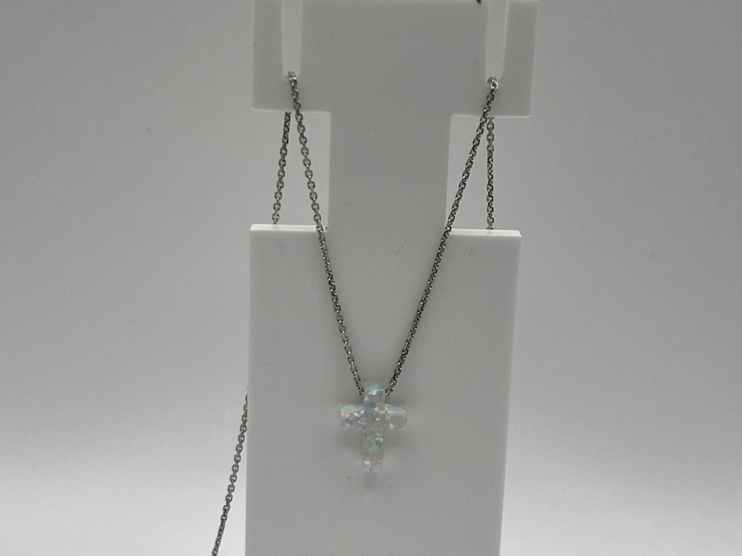 КОЛЬЕ С КАМНЕМ Au 585