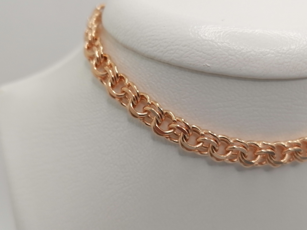 7080200-17 БРАСЛЕТ ПОЛНОВЕСНЫЙ Бисмарк (Au 585)