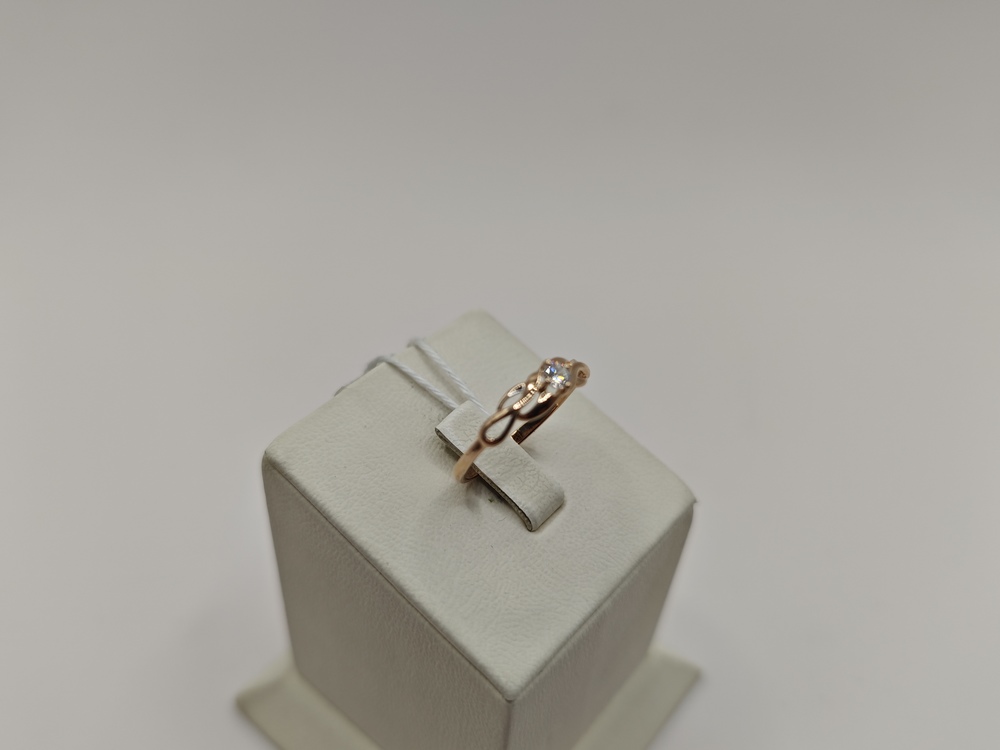 КОЛКМ585 КОЛЬЦО С КАМНЕМ (Au 585)