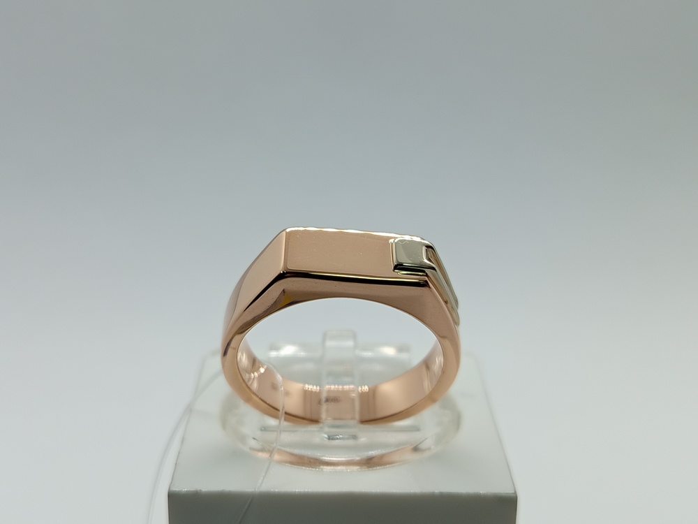 КОЛЬЦО ПЕЧАТКА без камня (Au 585)