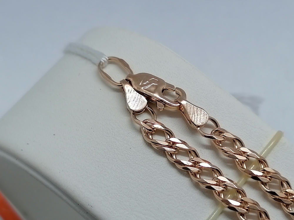 ЦЕПЬ ПОЛНОВЕСНАЯ Ромб двойной (Au 585)