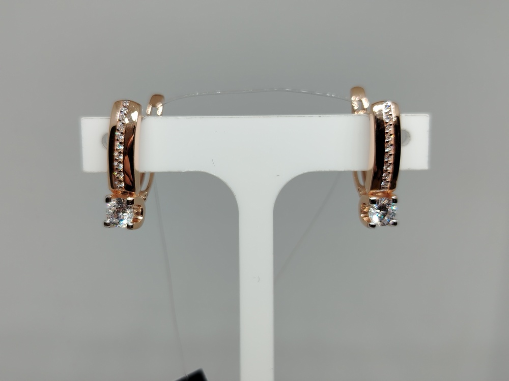 СЕРЬГИ С КАМНЯМИ (Au 585)