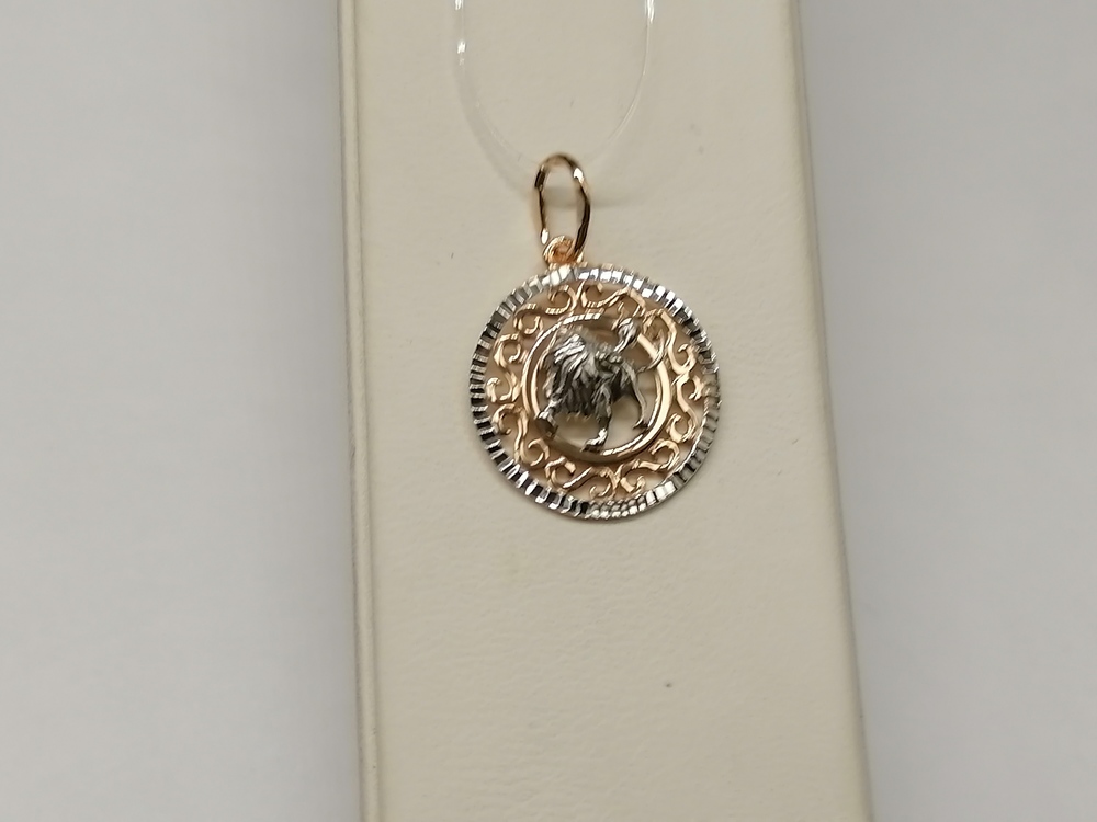 ПОДВЕСКА ЗНАК ЗОДИАКА ЛЕВ (Au 585)