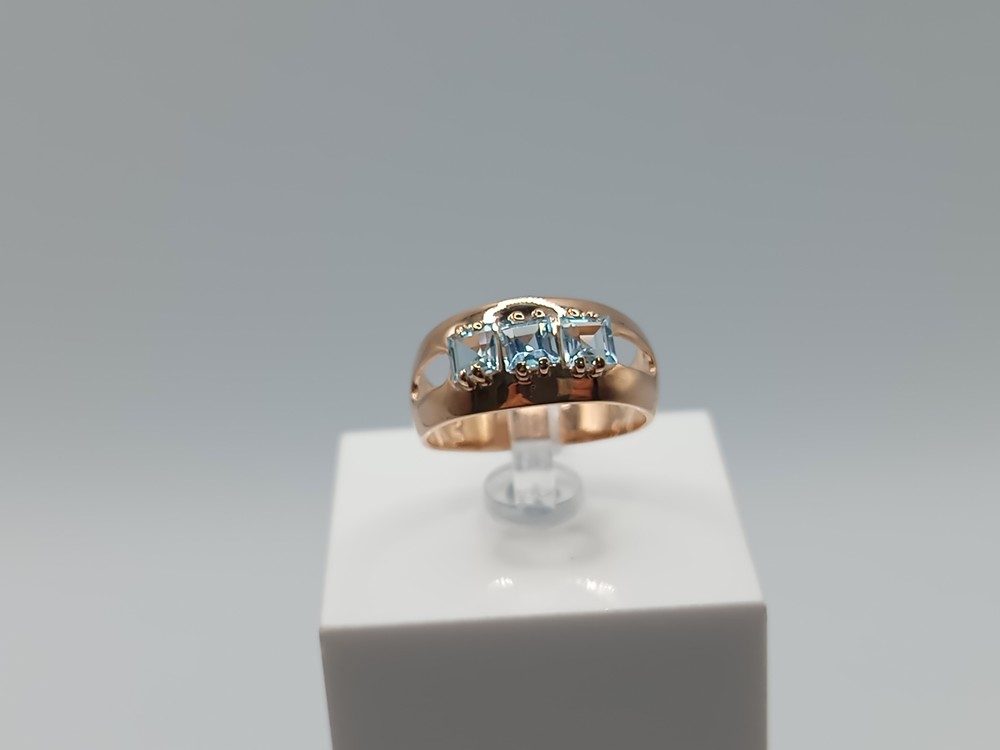 КОЛКМИ585 КОЛЬЦО С КАМНЯМИ (Au 585)