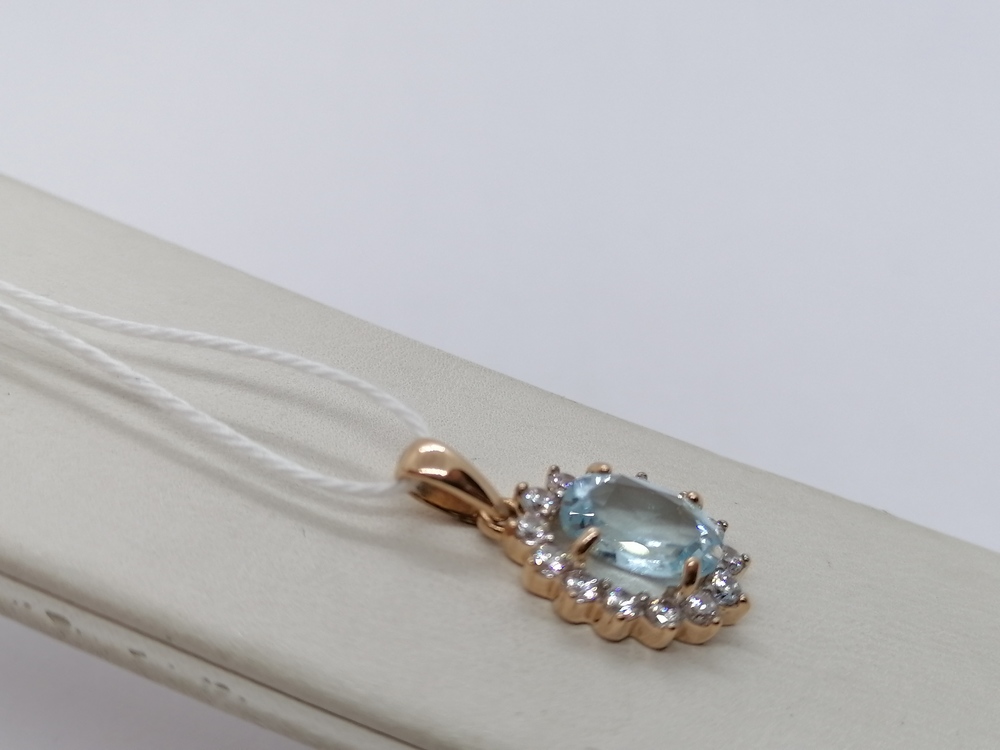 ПОДВЕСКА С КАМНЯМИ (Au 585)