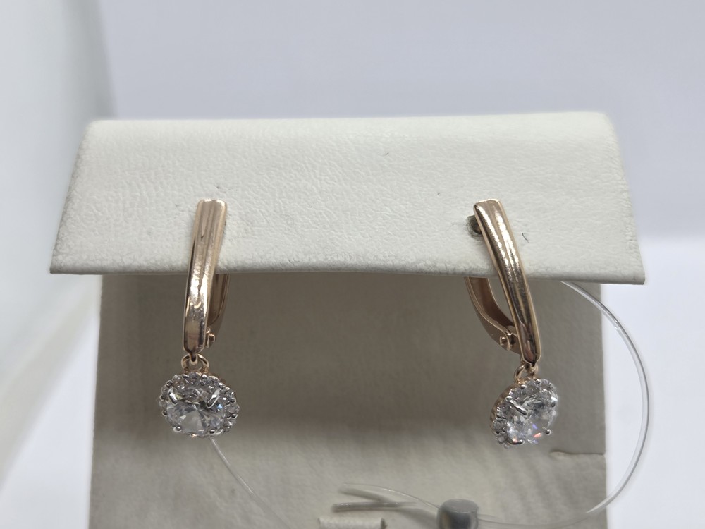 СЕРЬГИ С КАМНЯМИ (Au 585)