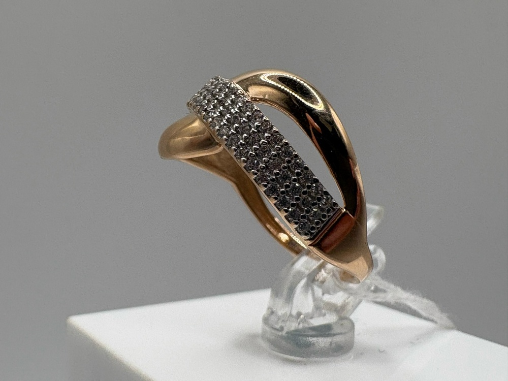 КОЛКМИ585 КОЛЬЦО С КАМНЯМИ (Au 585)