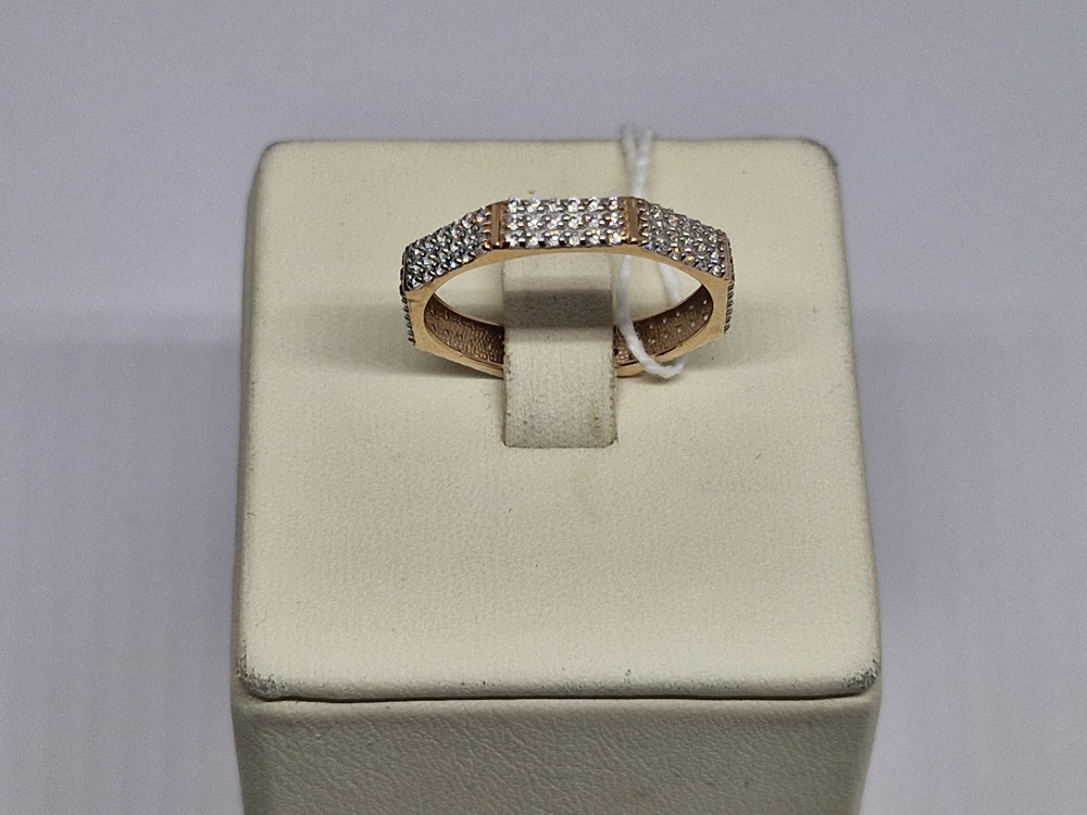 КОЛКМИ585 КОЛЬЦО С КАМНЯМИ (Au 585)